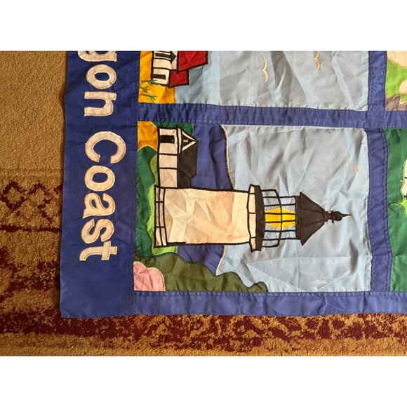 Oregon Coast Lighthouses Wall Hanging flag Quilt pattern Art READ - Picture 13 of 16